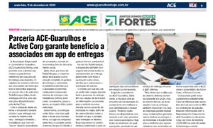 reportagem do jornal Guarulhos hoje sobre a parceria